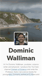 Mobile Screenshot of dominicwalliman.com